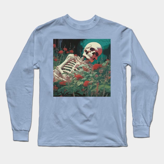 Life and Death Long Sleeve T-Shirt by Ray Crimson